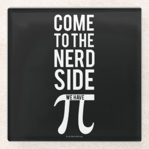 Dessous-de-verre En Verre Venez au côté nerd