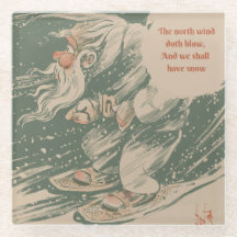 Verre Dessous de verre Nord Vent