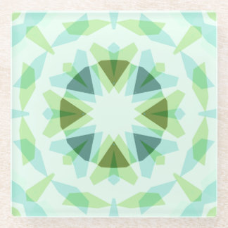 Dessous-de-verre En Verre Vert frais Joli bleu étoile Dopamine Décor Kitsch
