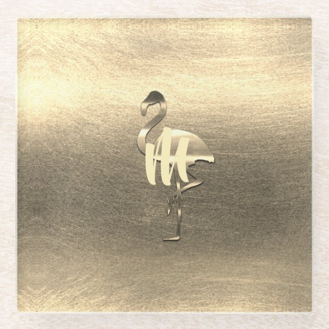 Dessous-de-verre En Verre Vibe Gold Holiday (Devant)