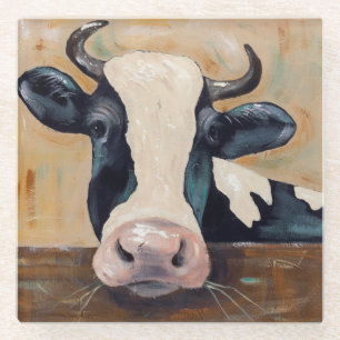 Dessous-de-verre En Verre Vie agricole - Gunther the Cow