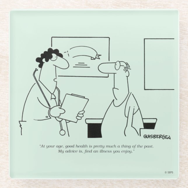 Dessous-de-verre En Verre Vieillir (Devant)