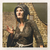 Village médiéval de sorcière de fantasy Halloween