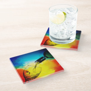 Dessous-de-verre En Verre Vin