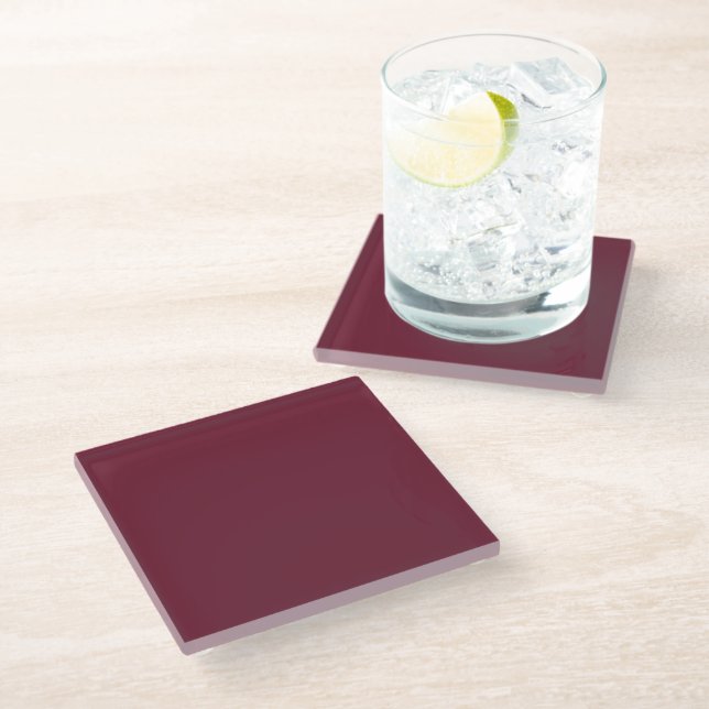 Dessous-de-verre En Verre Vin rouge (Incliné)