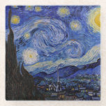 Dessous-de-verre En Verre Vincent Van Gogh - La nuit étoilée<br><div class="desc">The Starry Night / La nuit etoilee - Vincent Van Gogh en 1889</div>