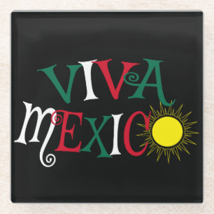 Dessous-de-verre En Verre Viva Mexico
