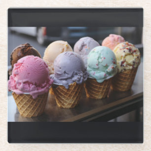 Dessous-de-verre En Verre Vol de glace