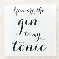 Vous êtes le gin de ma typographie de script toniq