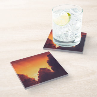 Dessous-de-verre En Verre w par temps