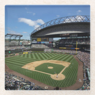 Dessous-de-verre En Verre WA, Seattle, Safeco Field, base-ball des Mariners