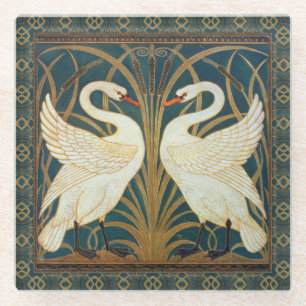 Dessous-de-verre En Verre Walter Crane Swan