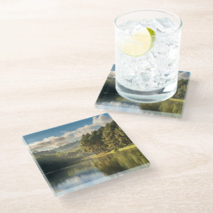 Dessous-de-verre En Verre Water Pang Oung Lake & Pine Forest Thaïlande