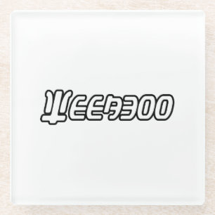 DESSOUS-DE-VERRE EN VERRE WEEBOO