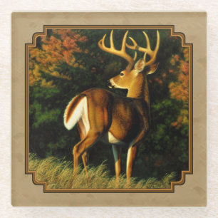 Dessous-de-verre En Verre Whitetail Buck