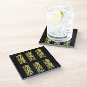 Dessous-de-verre En Verre Will Bradley Heraldic Lion