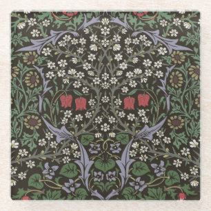 Dessous-de-verre En Verre William Morris Blackthorn Tapisserie Florale
