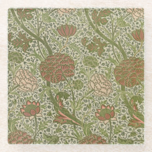 Dessous-de-verre En Verre William Morris Cray Fleur de Sauge Floral Botaniqu