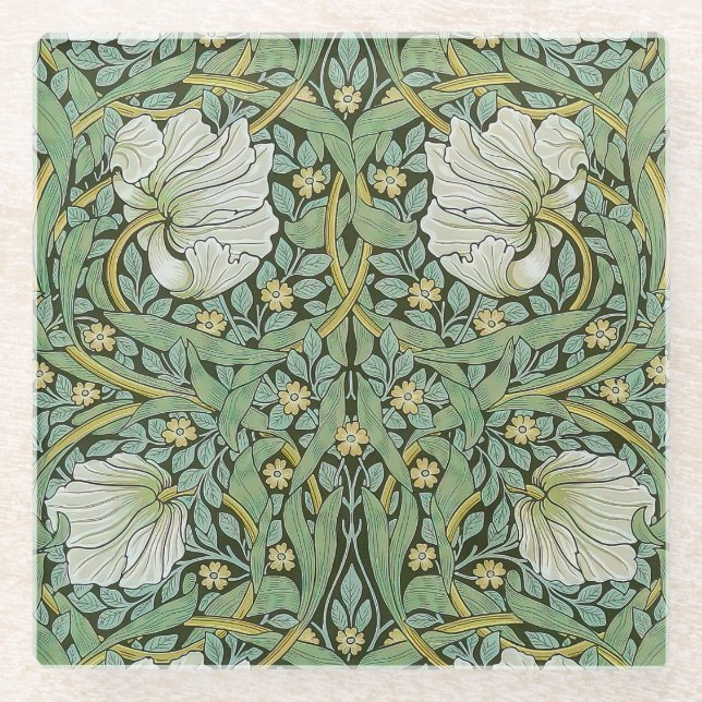 Dessous-de-verre En Verre William Morris - Pimpernel (Devant)