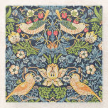 Dessous-de-verre En Verre William Morris Strawberry Thief Boisson de boisson<br><div class="desc">William Morris Strawberry Thief Floral Pattes Boissons Boire Dessous de verre en verre</div>