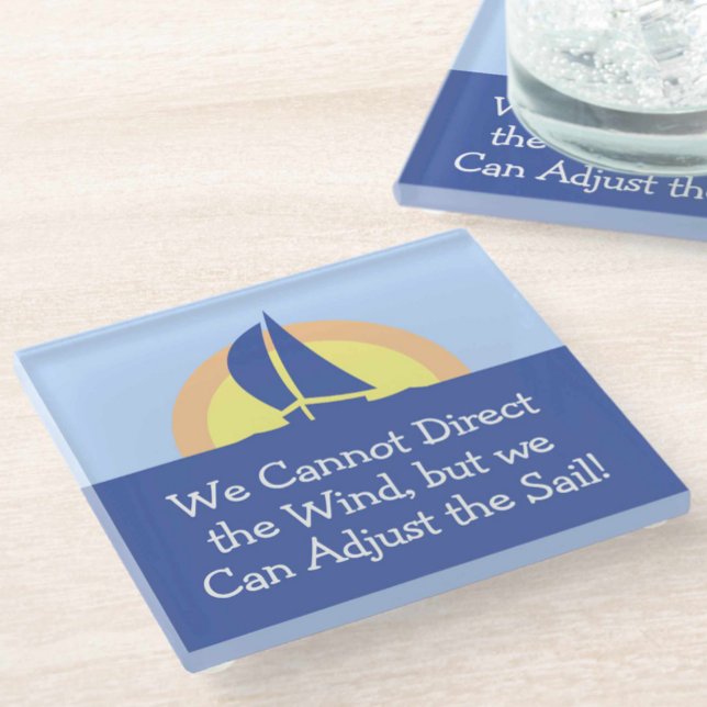 Dessous-de-verre En Verre Yacht Racing Thème De Voile (Créateur téléchargé)