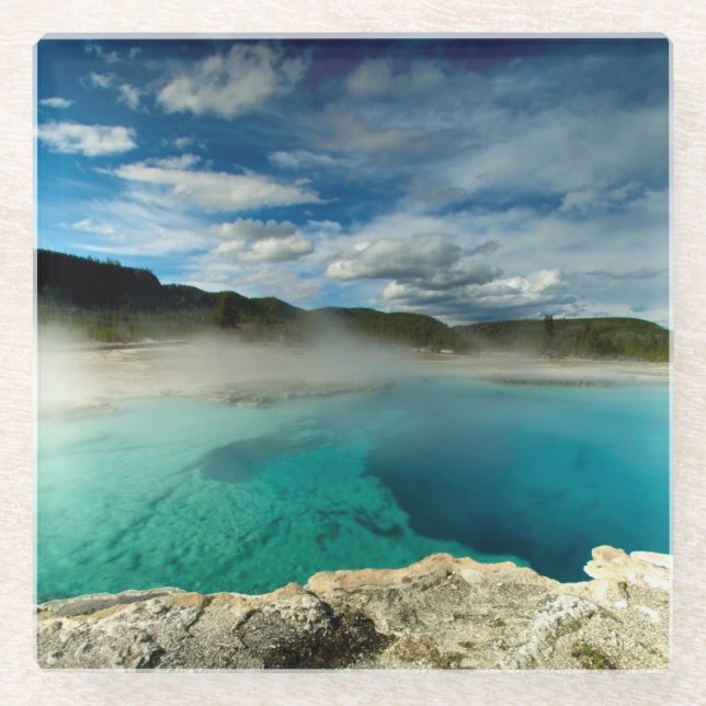 Dessous-de-verre En Verre Yellowstone (Devant)