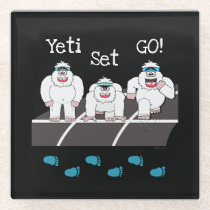 Dessous-de-verre En Verre Yeti Set Go Glass Dessous de verre