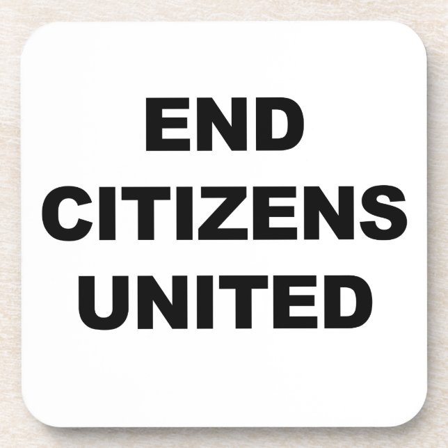 Dessous-de-verre End Citizens United (Devant)