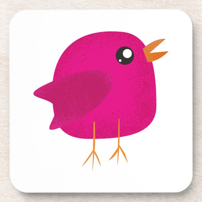 Dessous-de-verre Enfants oiseau mignon  (Devant)