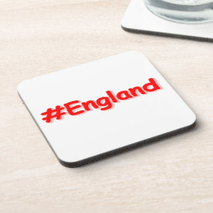 Dessous-de-verre "#England" Joli Design. Commandez dès maintenant 
