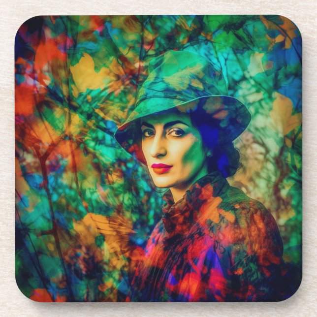 Dessous-de-verre Enigma en automne (Devant)