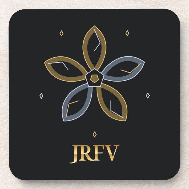 Dessous-de-verre Ensemble de 6 JRFV Atrium Rose (Devant)