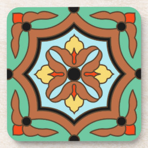 Dessous-de-verre Ensemble de carreaux de Catalina Island des années