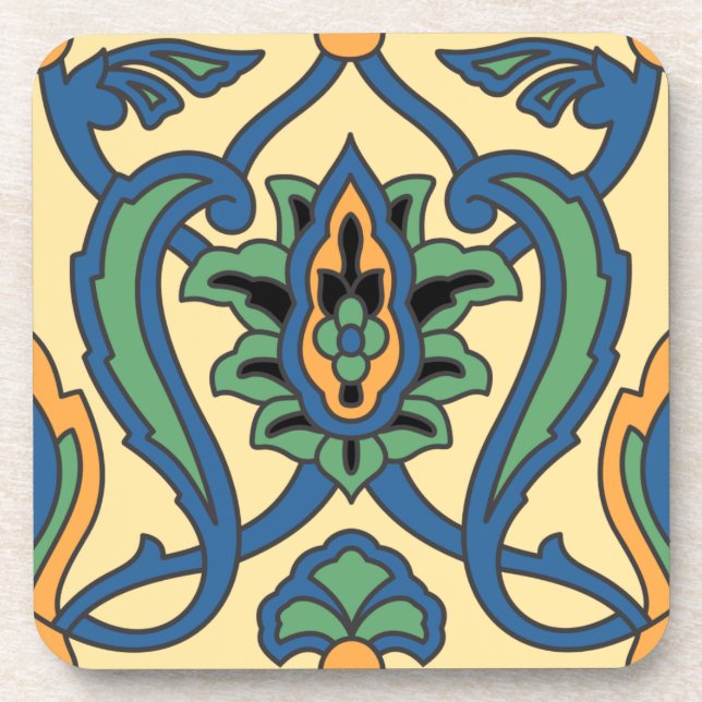 Dessous-de-verre Ensemble de carreaux de Catalina Island des années (Devant)