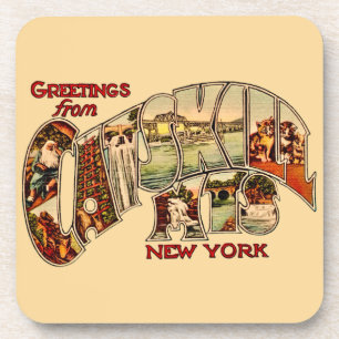 Dessous-de-verre Ensemble de sous-verres vintage Catskill Mtns