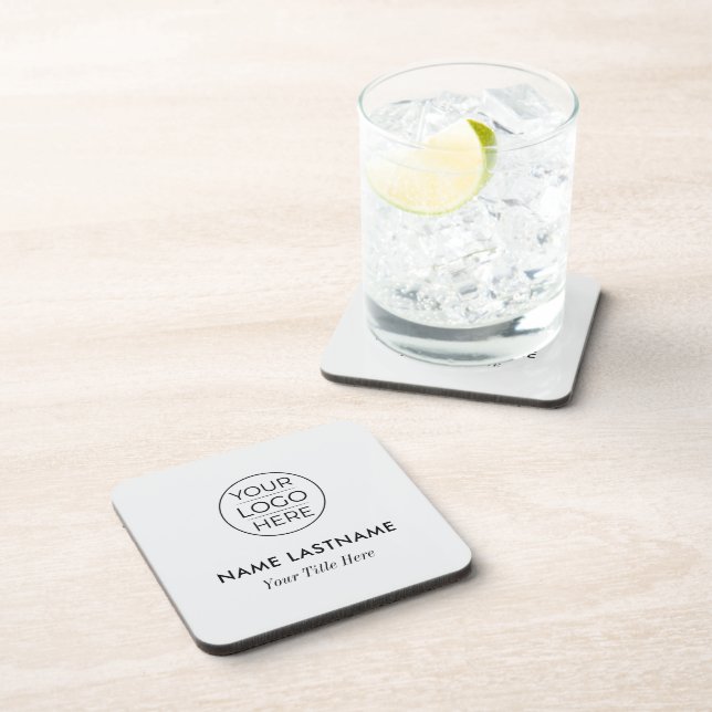 Dessous-de-verre Entreprise de Logo Moderne (Côté Droit)
