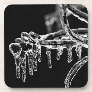 Dessous-de-verre entrez l'hiver glacial