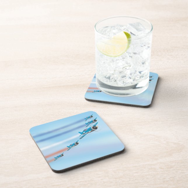 Dessous-de-verre Équipe de démonstration d'aérobatie (Côté Droit)