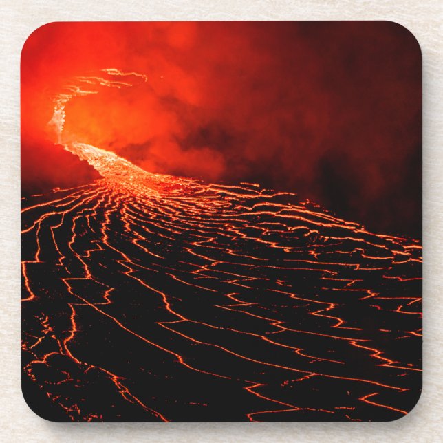Dessous-de-verre éruption volcanique (Devant)