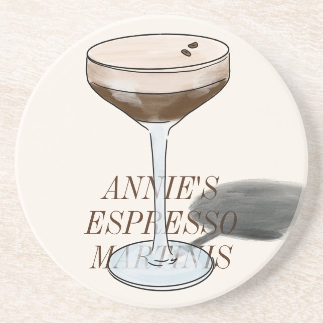 Dessous de verre Espresso Martini (Devant)