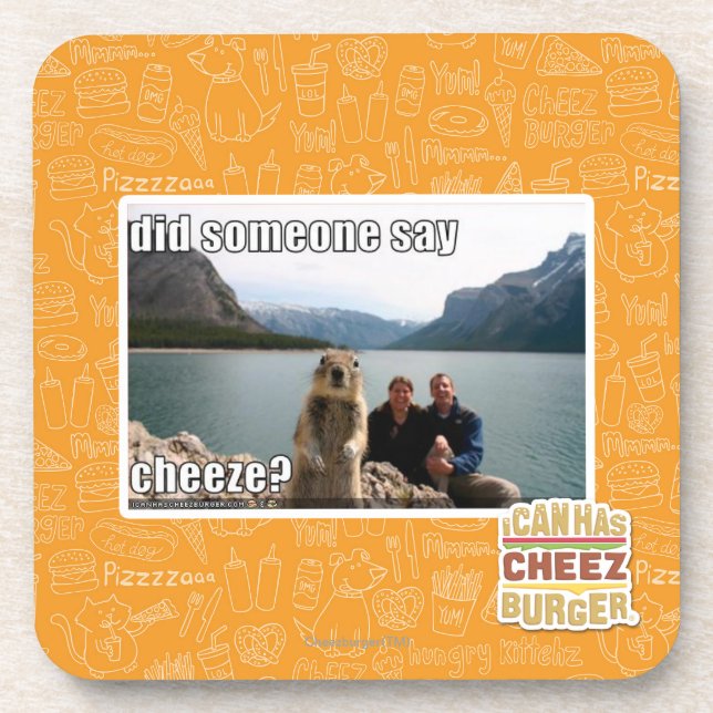 Dessous-de-verre Est-ce que quelqu'un a dit le cheeze ? (Devant)