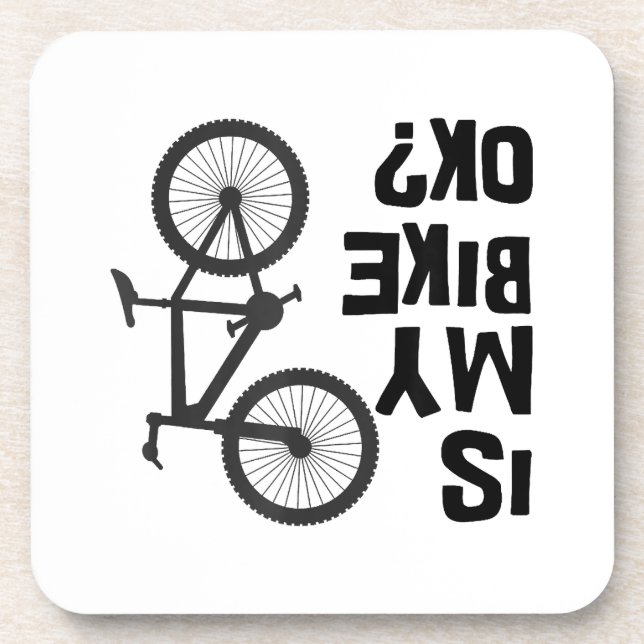 Dessous-de-verre Est Mon Vélo OK Funny VTT (Devant)
