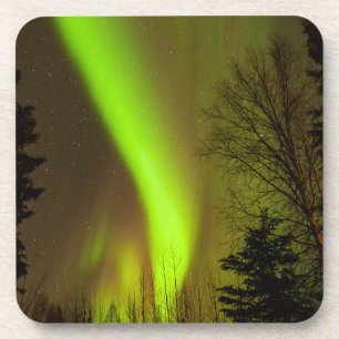Dessous-de-verre États-Unis, Alaska, Chena Hot Springs. Vue de l'Au