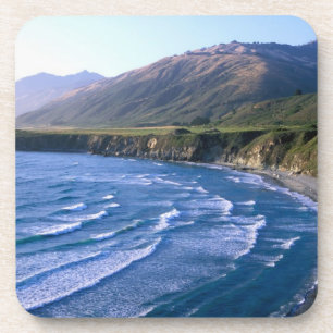 Dessous-de-verre États-Unis, Californie, Big Sur, baie le long de l