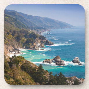 Dessous-de-verre États-Unis, Californie. Côte californienne, Big Su