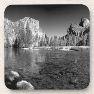 Dessous-de-verre États-Unis, Californie. Vue sur la vallée de Yosem