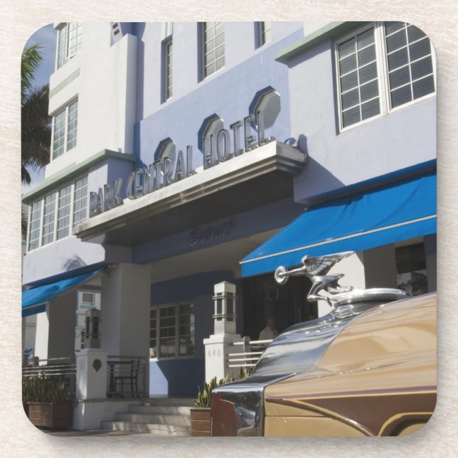 Dessous-de-verre États-Unis, Floride, Miami Beach : South Beach, Ar (Devant)
