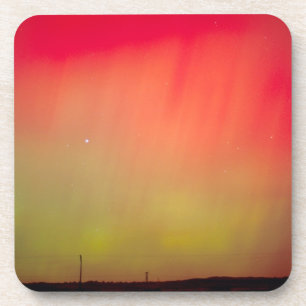 Dessous-de-verre États-Unis, Idaho. Aurore boréale à 2