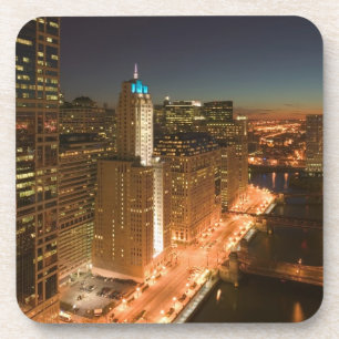 Dessous-de-verre États-Unis, Illinois, Chicago: La boucle : Bâtim