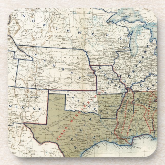 Dessous-de-verre États-Unis Juin 1864 (Devant)